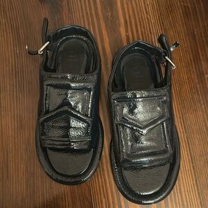 Tibi sling back sandals